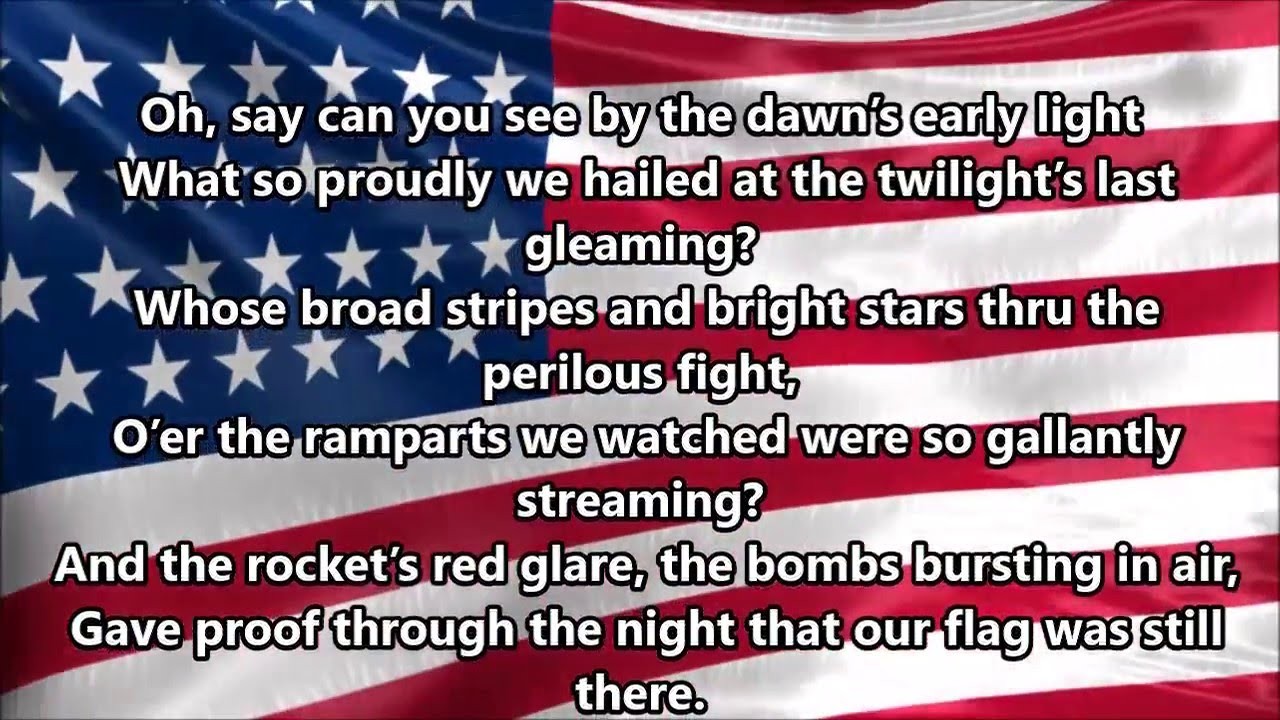 star spangled banner lyrics star spangled banner song