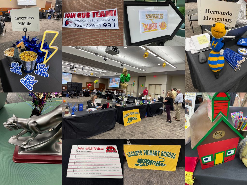 Thomas Talks on Citrus County Schools School District Career Fair