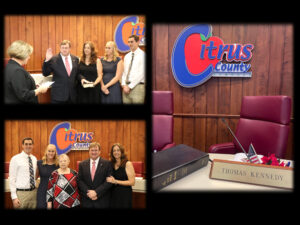 Thomas Talks on Citrus County Schools - Kennedy takes the oath of ...