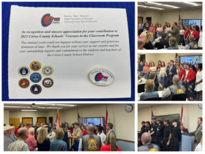 Thomas Talks on Citrus County Schools - Veterans in the Classroom ...